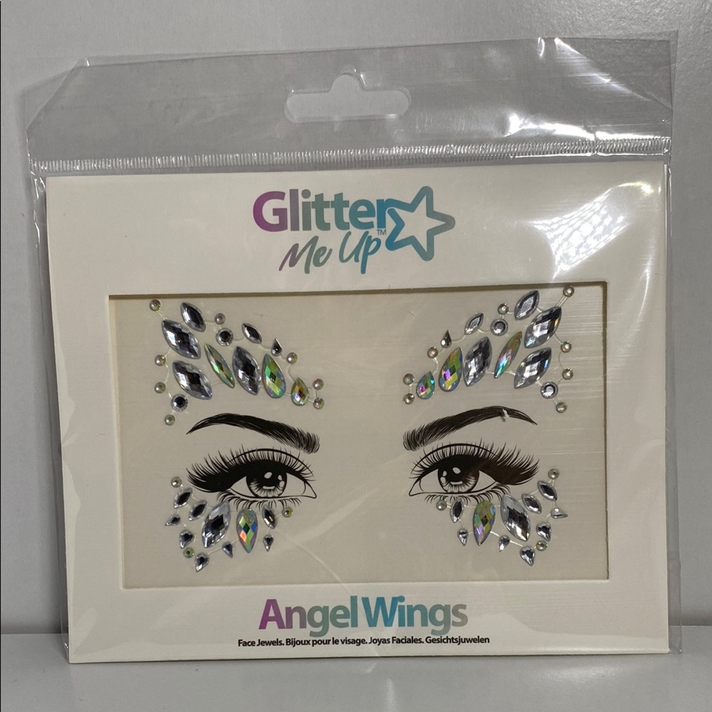 Glitter Me Up Angel Wings Face Jewels